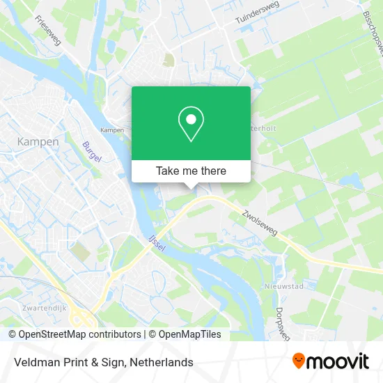 Veldman Print & Sign map