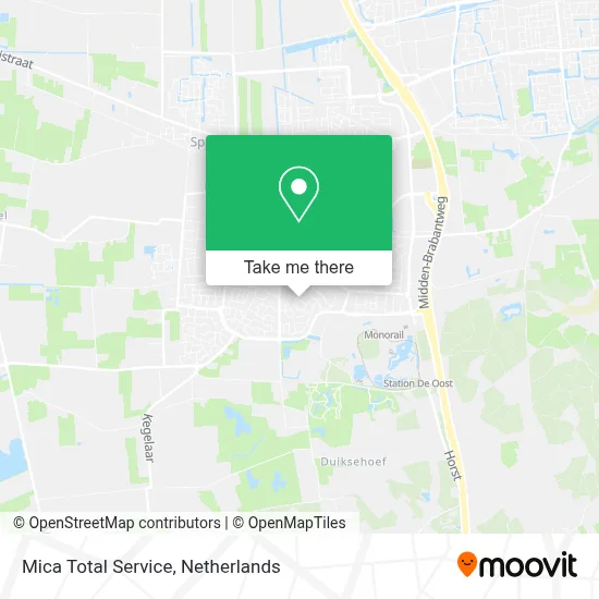 Mica Total Service map