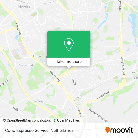 Corio Espresso Service Karte