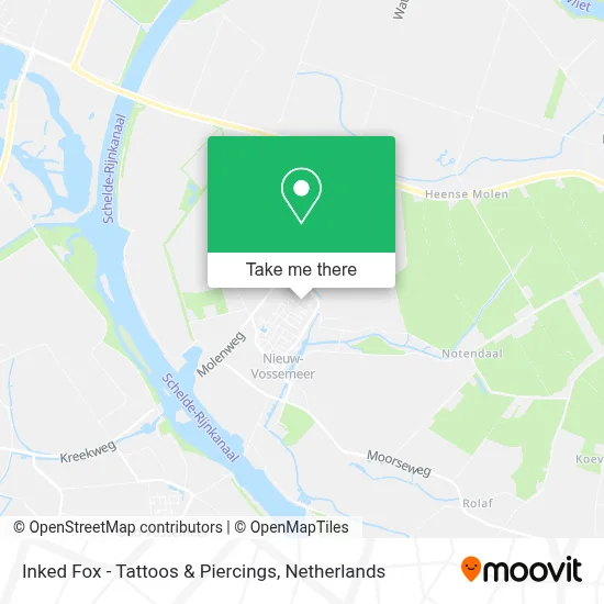 Inked Fox - Tattoos & Piercings map