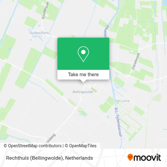 Rechthuis (Bellingwolde) map