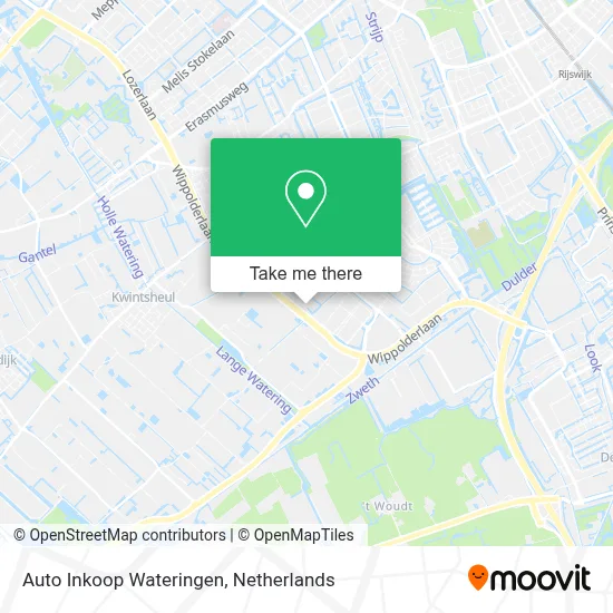 Auto Inkoop Wateringen Karte