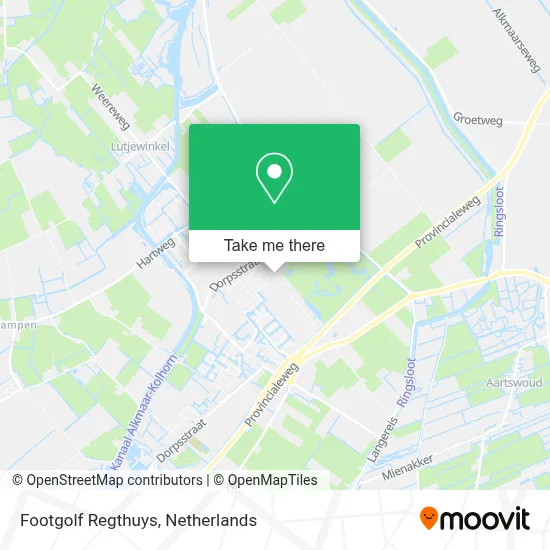 Footgolf Regthuys map