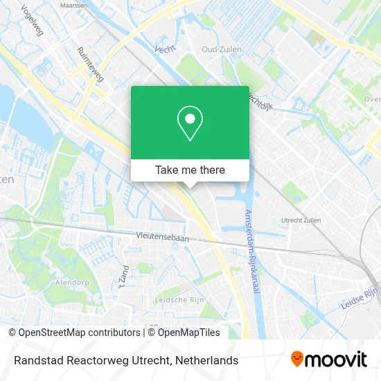 Randstad Reactorweg Utrecht map