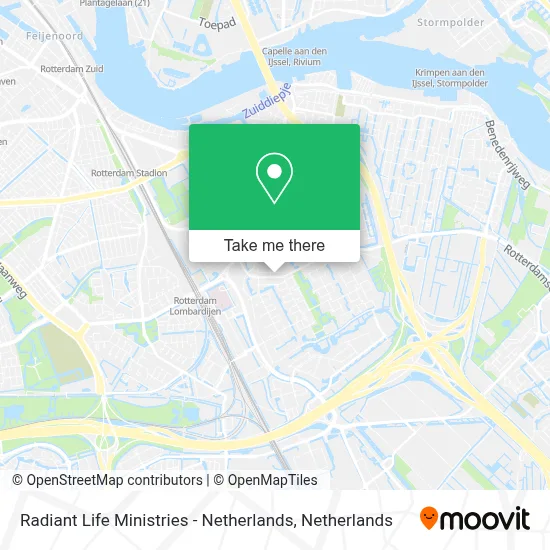 Radiant Life Ministries - Netherlands map