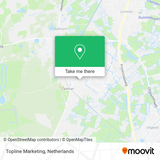 Topline Marketing map