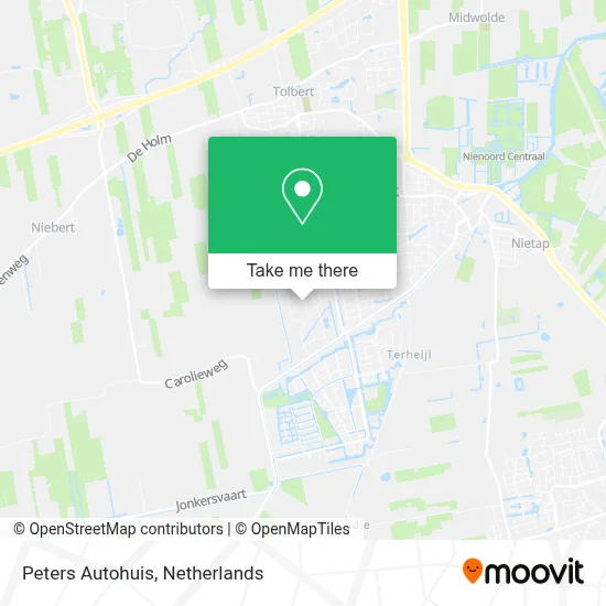 Peters Autohuis map