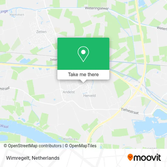 Wimregelt map