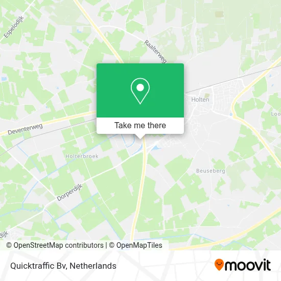 Quicktraffic Bv map