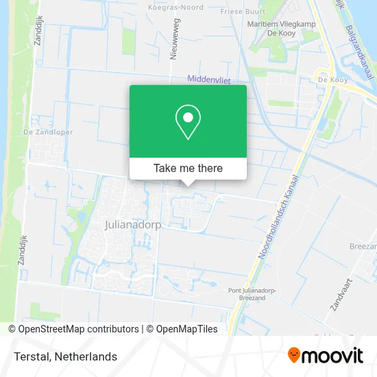 Terstal map
