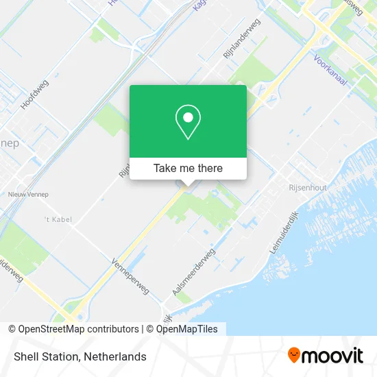 Shell Station map