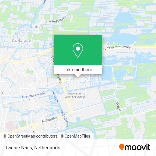 Lannie Nails map