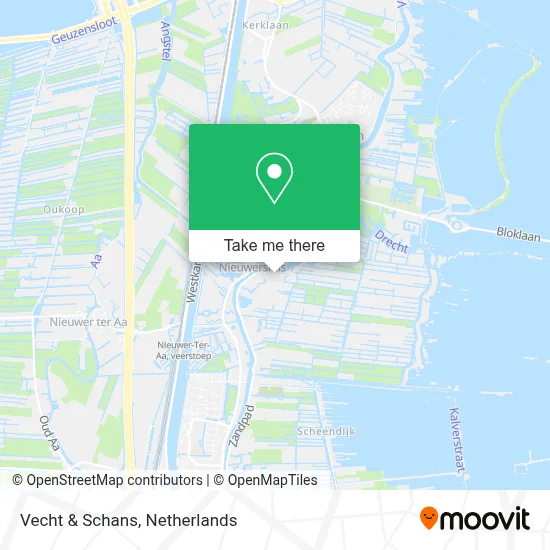 Vecht & Schans map