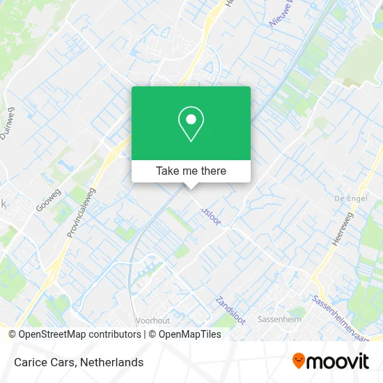 Carice Cars map