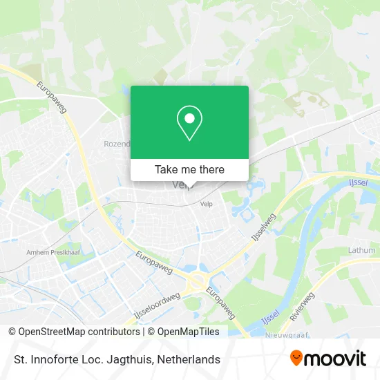 St. Innoforte Loc. Jagthuis map
