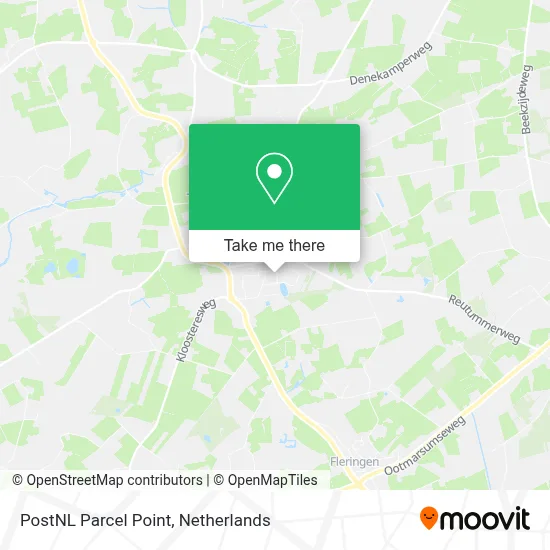Postnl Pakketpunt map