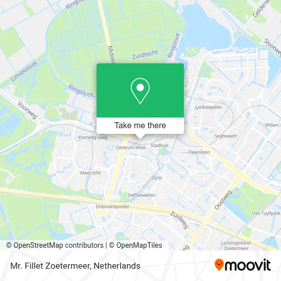 Mr. Fillet Zoetermeer map