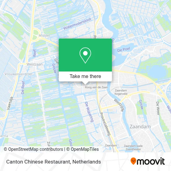 Canton Chinese Restaurant map
