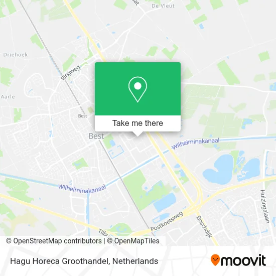 Hagu Horeca Groothandel map
