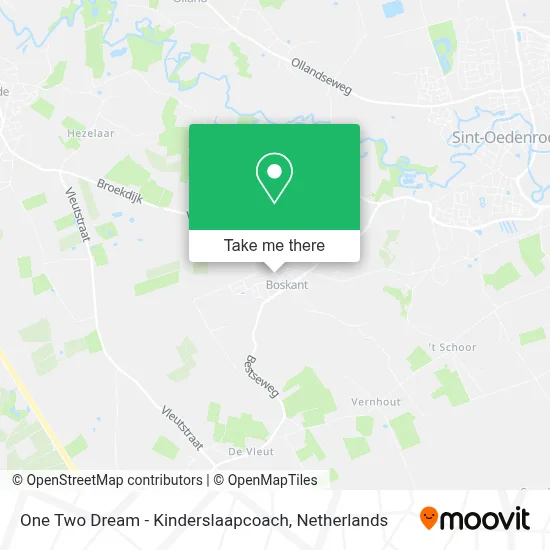 One Two Dream - Kinderslaapcoach map