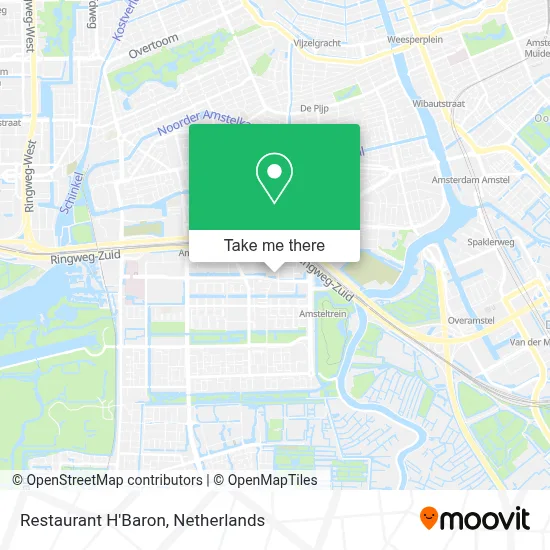 Restaurant H'Baron map