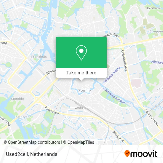 Used2cell map