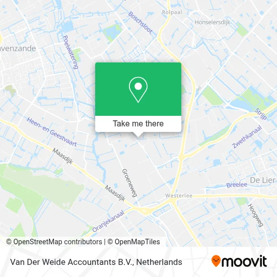 Van Der Weide Accountants B.V. map