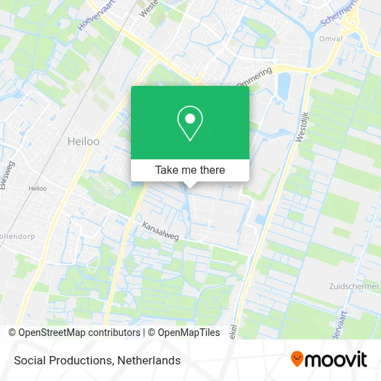 Social Productions map