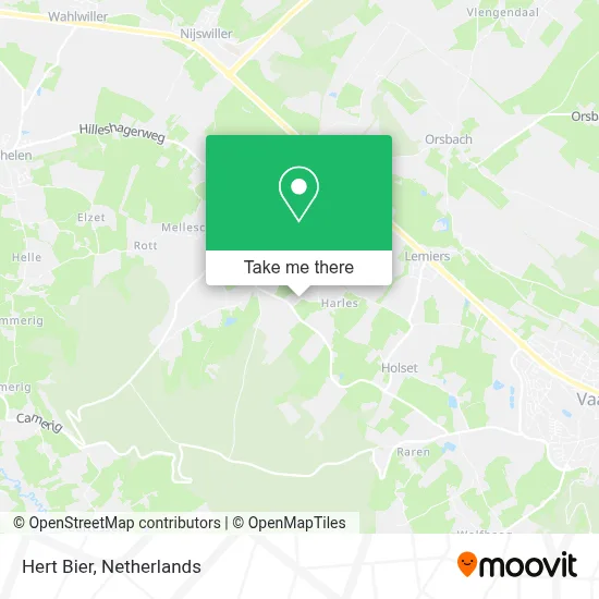 Hert Bier map