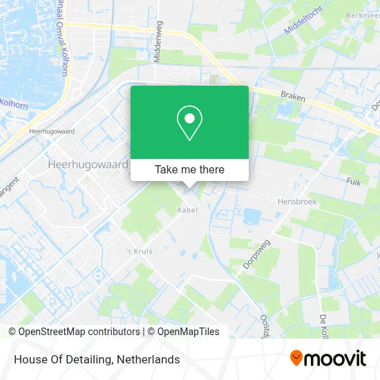 House Of Detailing map
