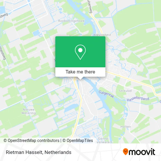 Rietman Hasselt map