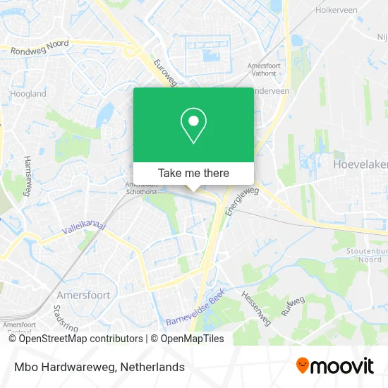 Mbo Hardwareweg map