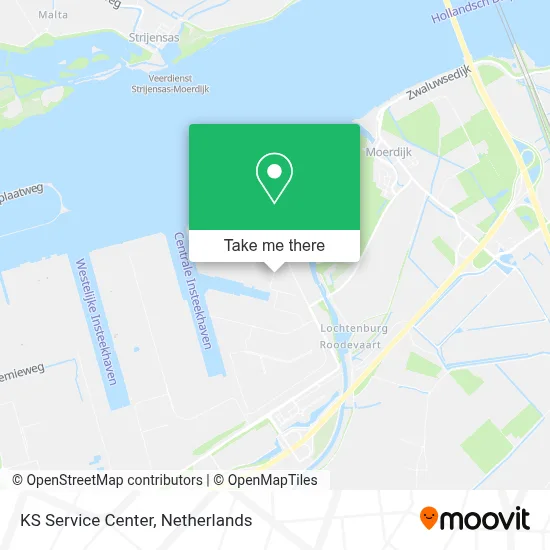 KS Service Center map