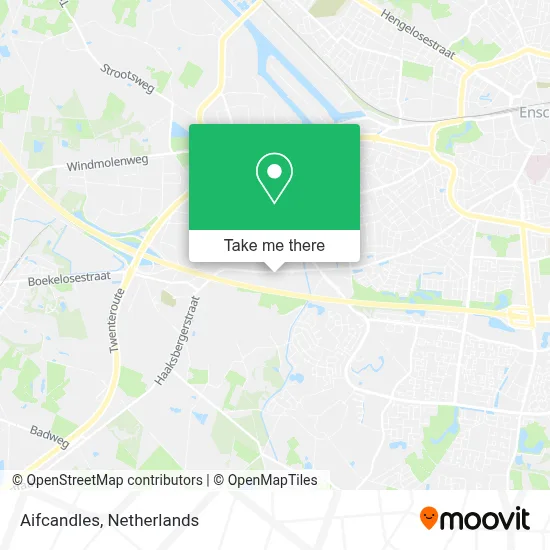 Aifcandles map