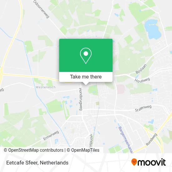 Eetcafe Sfeer map