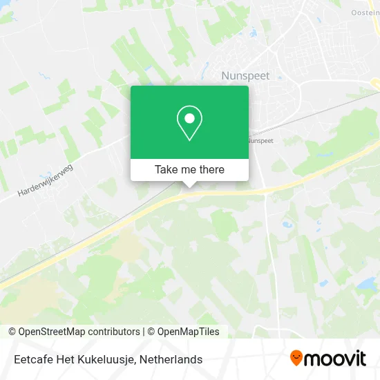 Eetcafe Het Kukeluusje map