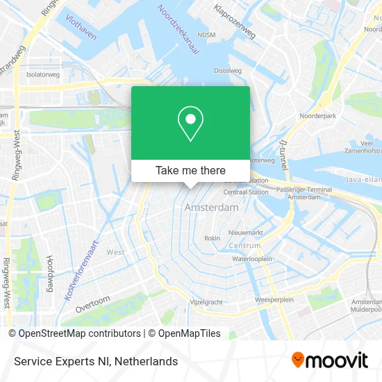 Service Experts Nl map