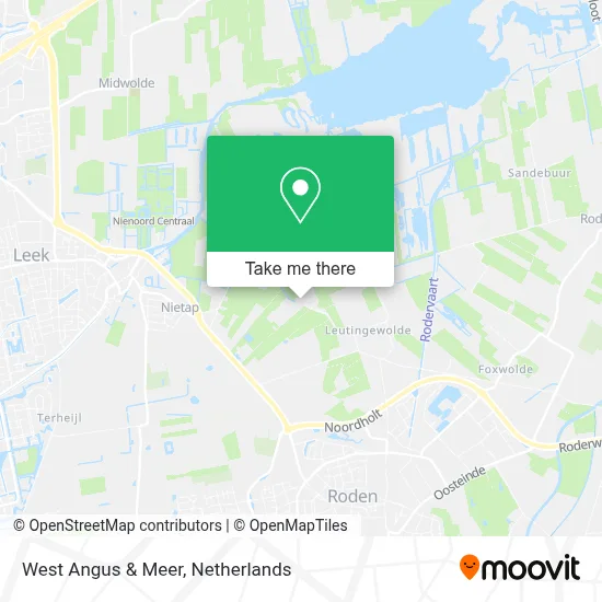 West Angus & Meer map