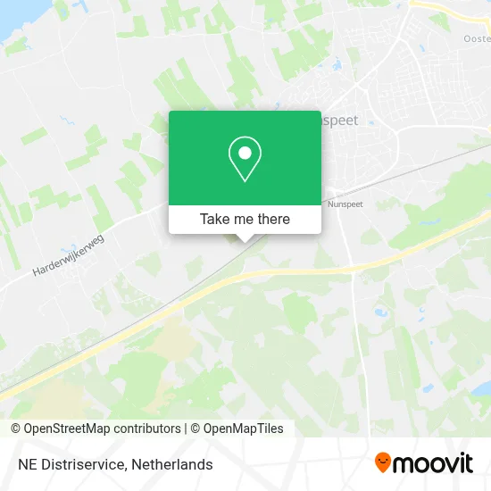NE Distriservice map