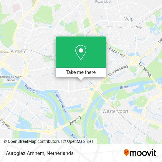 Autoglaz Arnhem map