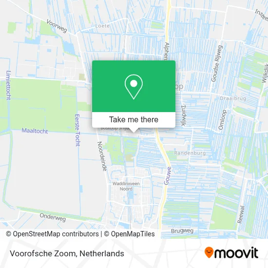 Voorofsche Zoom map