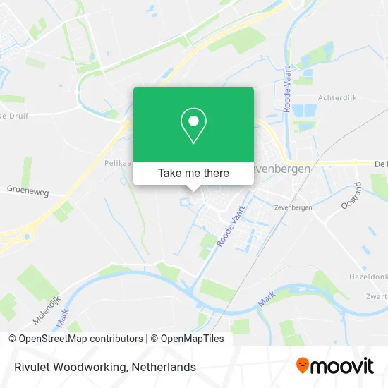 Rivulet Woodworking map