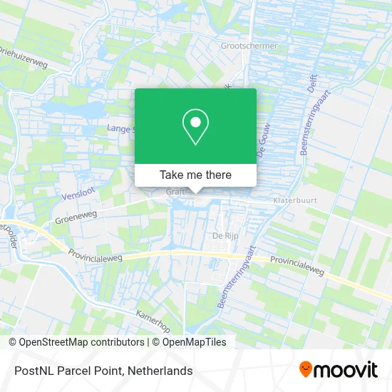Postnl Pakketpunt map