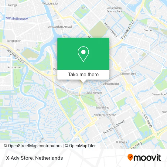 X-Adv Store map