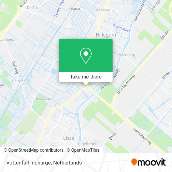 Vattenfall Incharge map