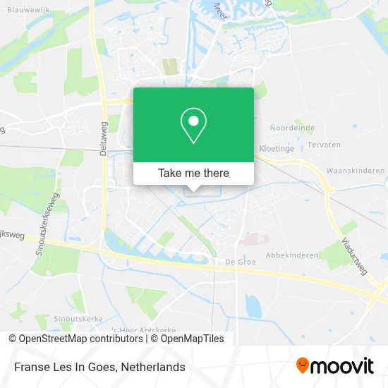 Franse Les In Goes map