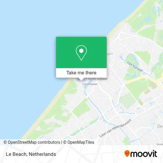 Le Beach map