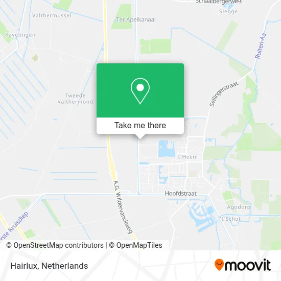 Hairlux map