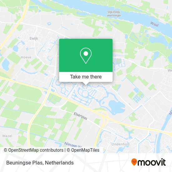 Beuningse Plas map