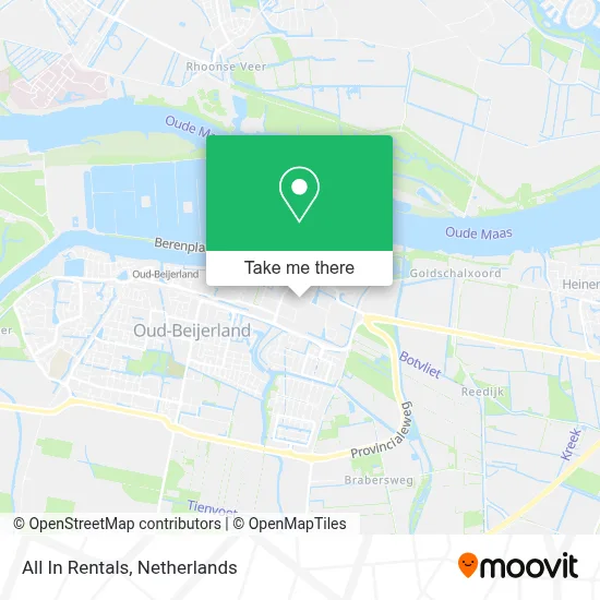 All In Rentals map